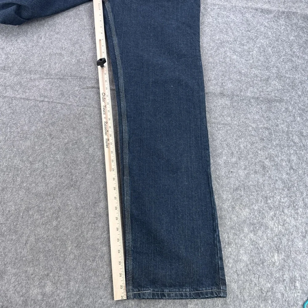 Carhartt FR Rugged Flex Jeans Mens 40x36 Blue Straight Traditional Fit Work